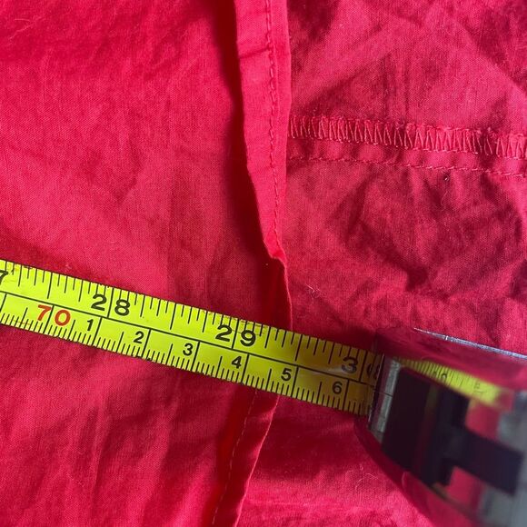 Roller Rabbit hi low solid poplin wrap skirt xl - Picture 4 of 5